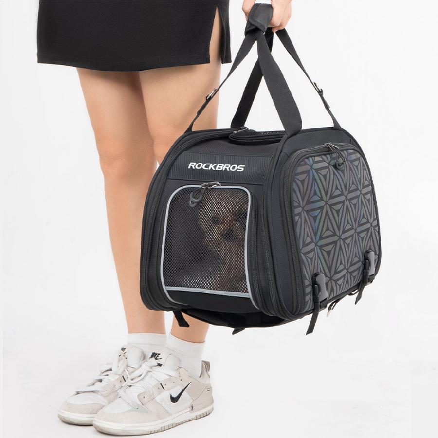 ペット キャリーバッグ ケース リュック 自転車 荷台 犬 猫 メッシュ