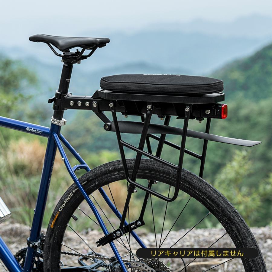 ROCKBROS リアキャリア リアシート パニアバッグ 自転車 荷台