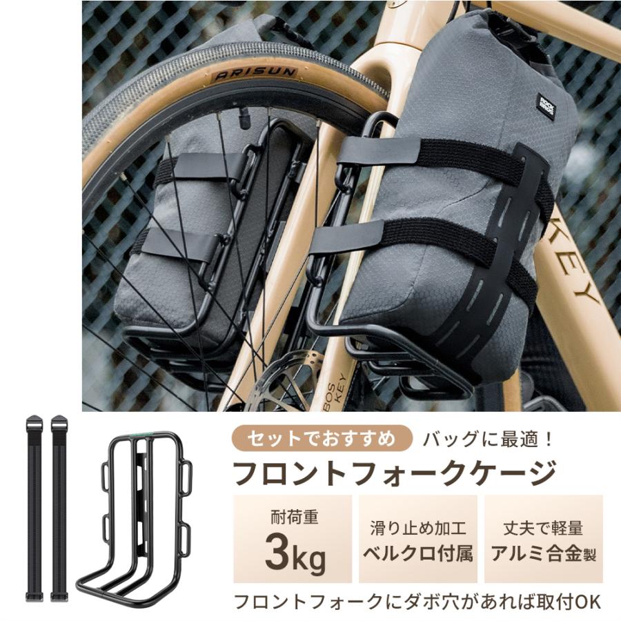 グレーの自転車バッグ ロールトップ グレーの自転車バッグ ロールトップ グレーの自転車バッグ