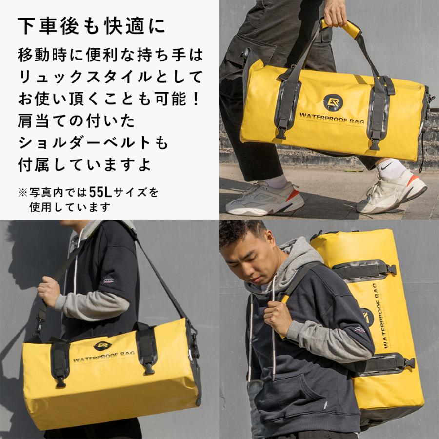 ROCKBROS シートバッグ バイク用 リアバッグ リアキャリアバッグ 完全