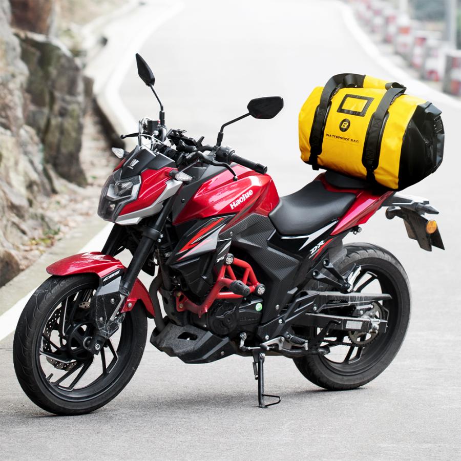 シートバッグ バイク用 リアバッグ リアキャリアバッグ 完全防水 40L 
