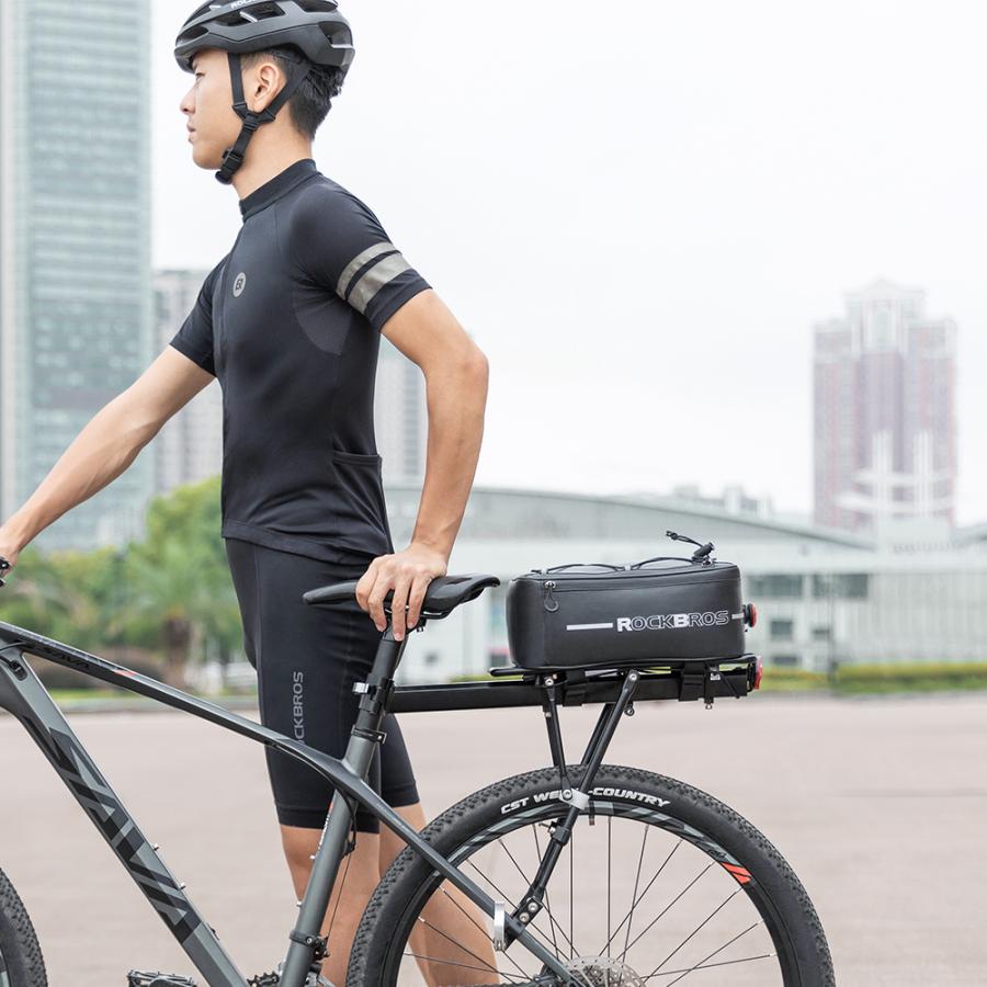 ROCKBROS 自転車 バッグ リア キャリア 選べるサイズ 4L 9L 大容量