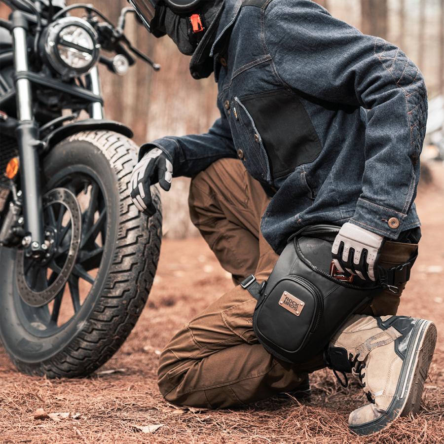 ROCKBROS レッグバッグ ホルスター ショルダー ツーリング バック