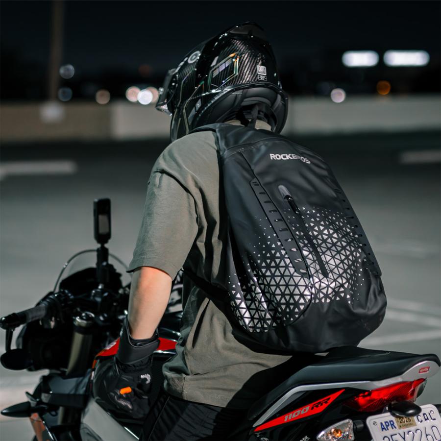 ROCKBROS リュック ヘルメット ヘルメットバッグ 自転車 ボール収納