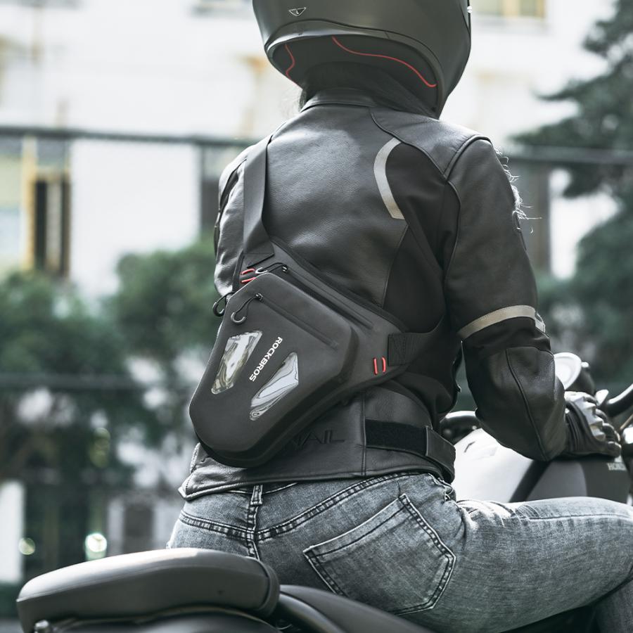 ROCKBROS ショルダーバッグ レッグバッグ ツーリング バイク 自転車