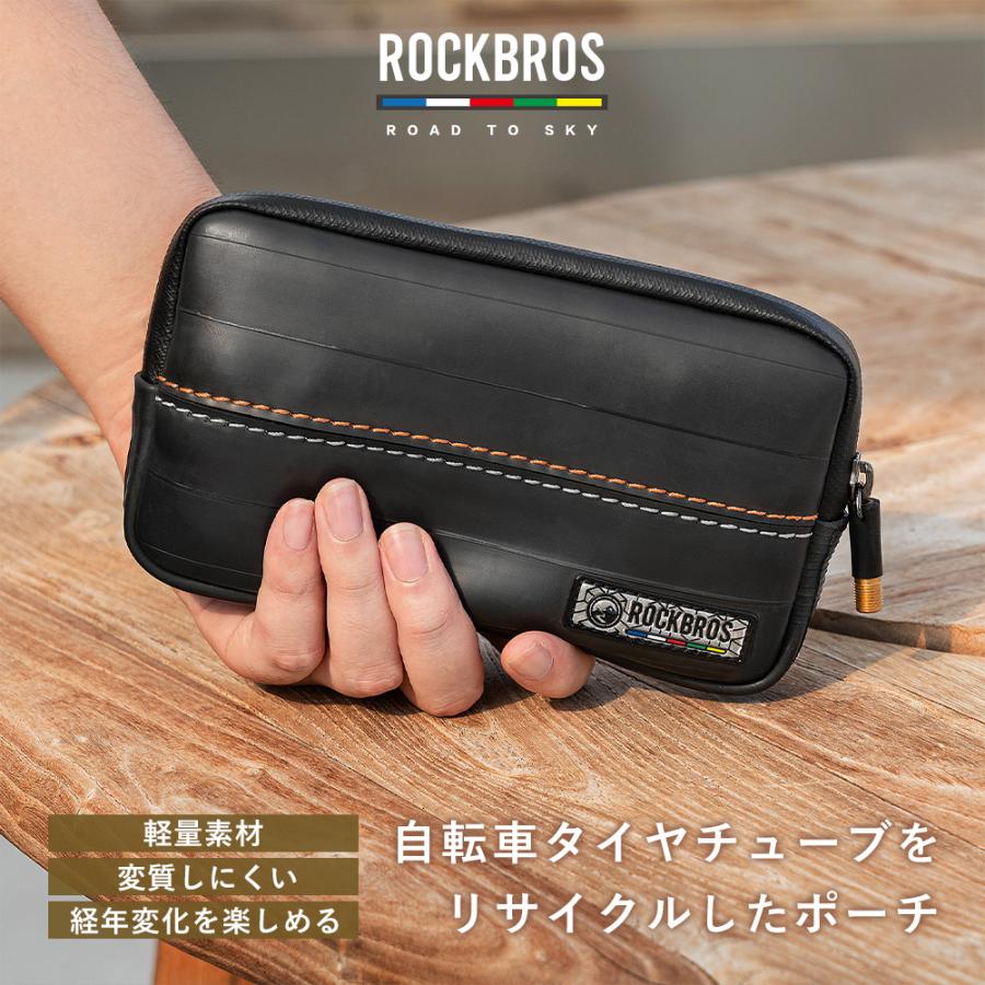 ROCKBROS マルチケース ポーチ 小物入れ タイヤ チューブ 収納ケース