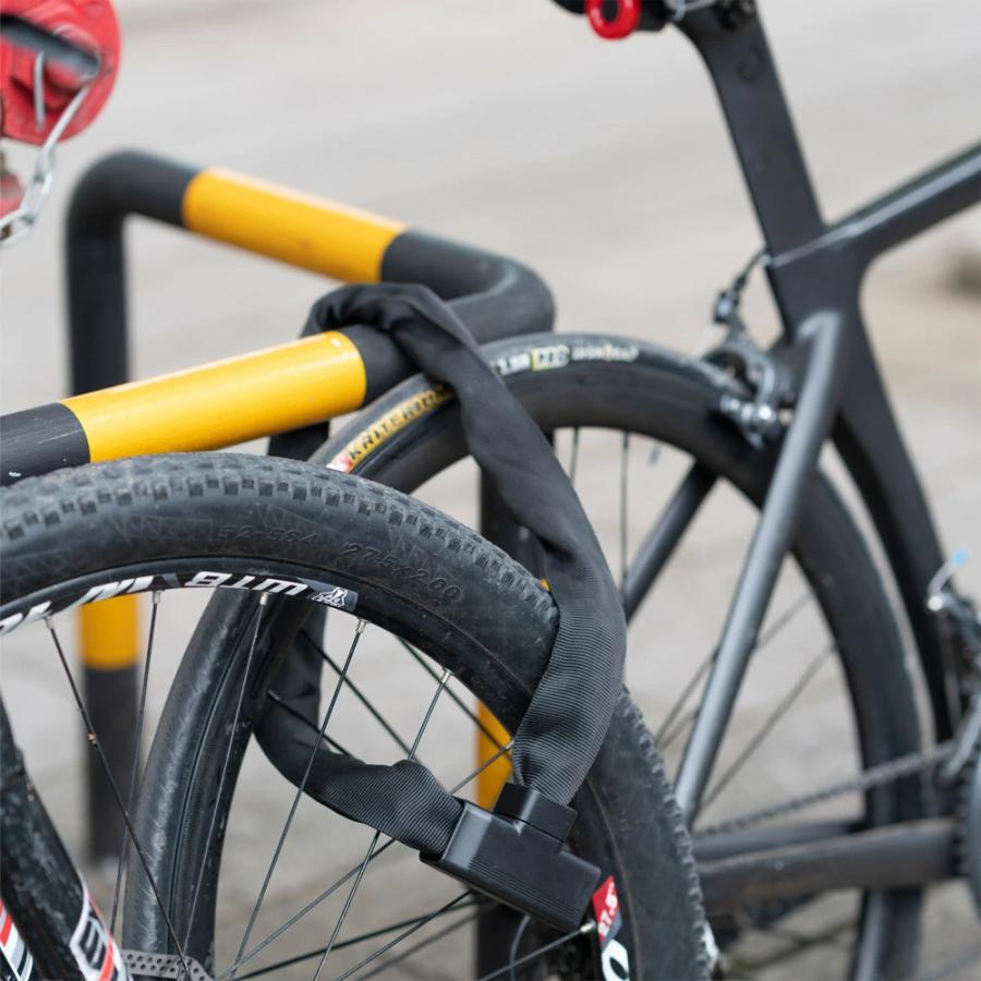 ROCKBROS 自転車 鍵 チェーンロック バイク 盗難防止 約95cm 重さ1.2kg