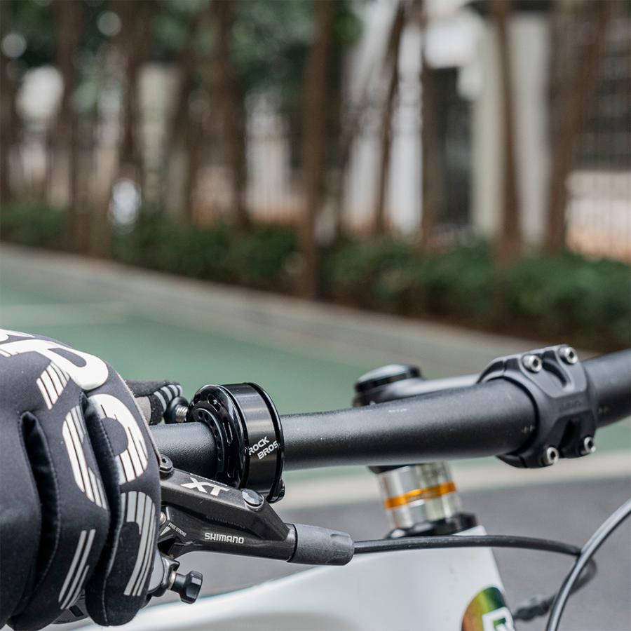 ROCKBROS 自転車 ベル サイクルベル スリム かわいい おしゃれ 軽量 省