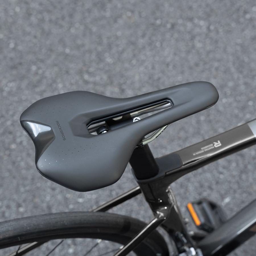 自転車 サドル 痛くない クッション 高弾力性 ショートノーズ 選べる タイプ 中空デザイン 穴あき 穴なし 圧迫緩和 ロードバイク クロスバイク ロックブロス | ROCKBROS | 15