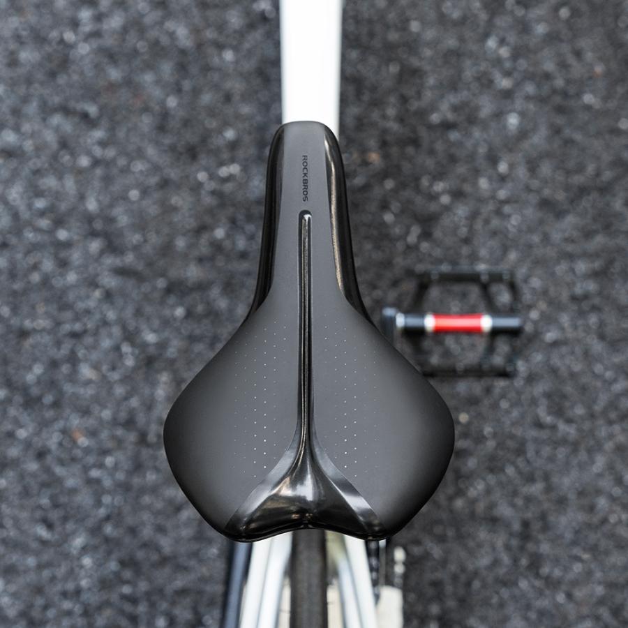 自転車 サドル 痛くない クッション 高弾力性 ショートノーズ 選べる タイプ 中空デザイン 穴あき 穴なし 圧迫緩和 ロードバイク クロスバイク ロックブロス | ROCKBROS | 16