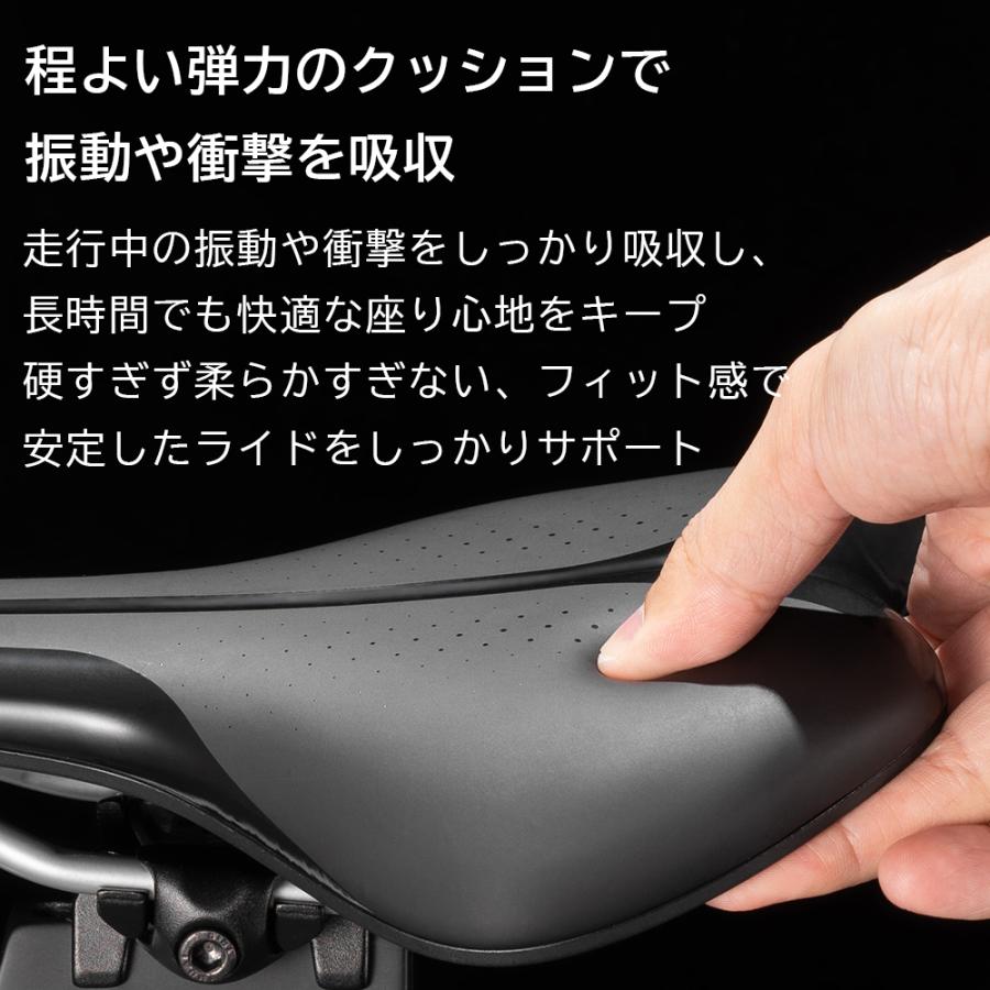 自転車 サドル 痛くない クッション 高弾力性 ショートノーズ 選べる タイプ 中空デザイン 穴あき 穴なし 圧迫緩和 ロードバイク クロスバイク ロックブロス | ROCKBROS | 07