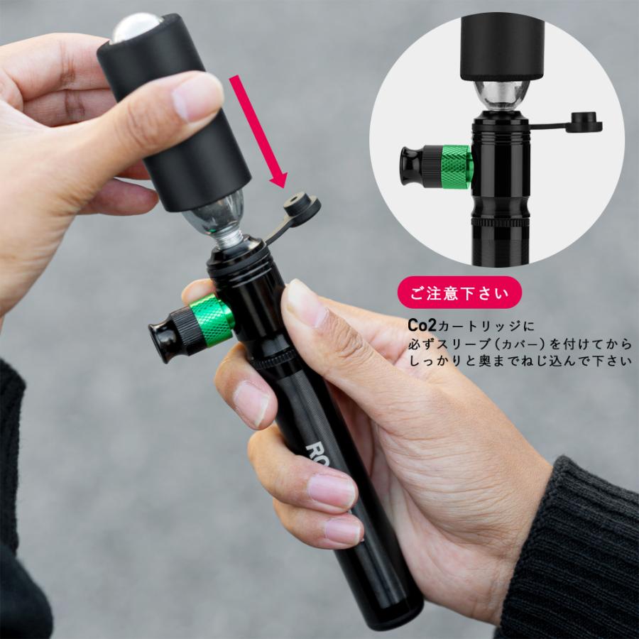 from CO2おまとめ Amazon | ROCKBROS(ロックブロス)co2 ボンベ インフレーター