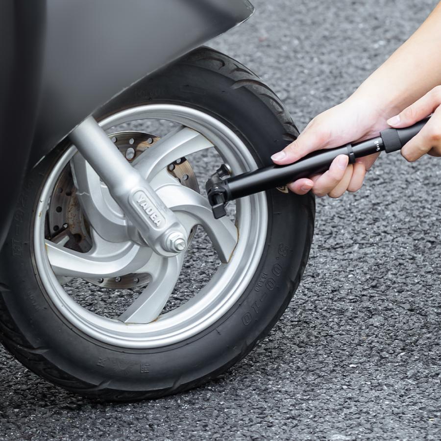 ROCKBROS 空気入れ 自転車 携帯 ビットツール 工具 内蔵 ラチェット