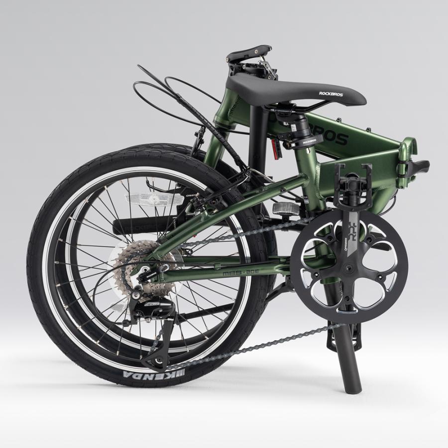ROCKBROS 折りたたみ自転車 20インチ ミニベロ 8段変速 アルミ ROCKBROS 折りたたみ自転車 20インチ ミニベロ 8段変速 アルミ