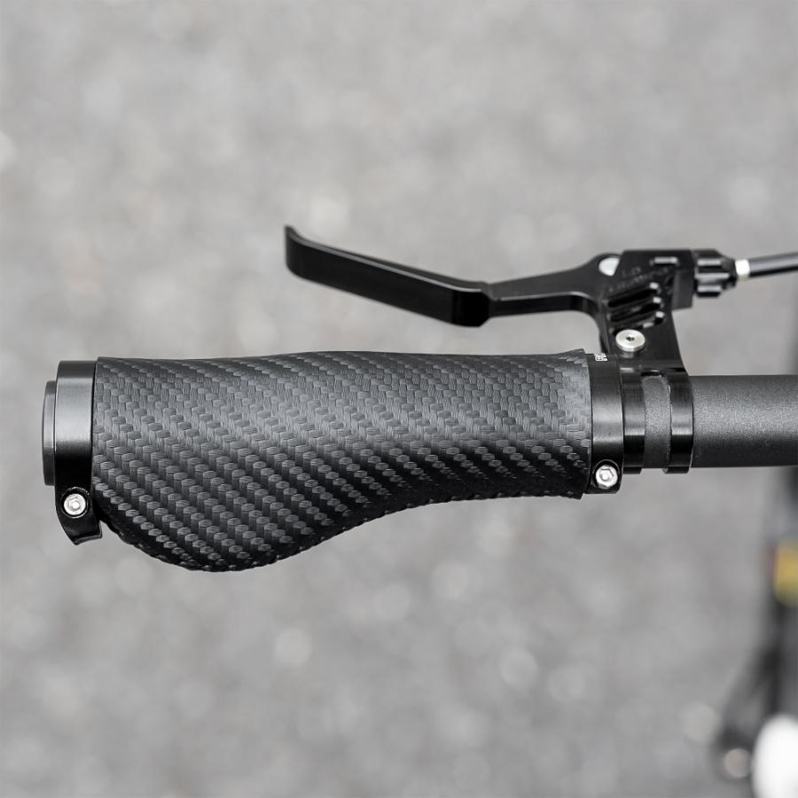 ROCKBROS 自転車 グリップ 交換 エルゴ 丸 筒型 フラット ハンドル