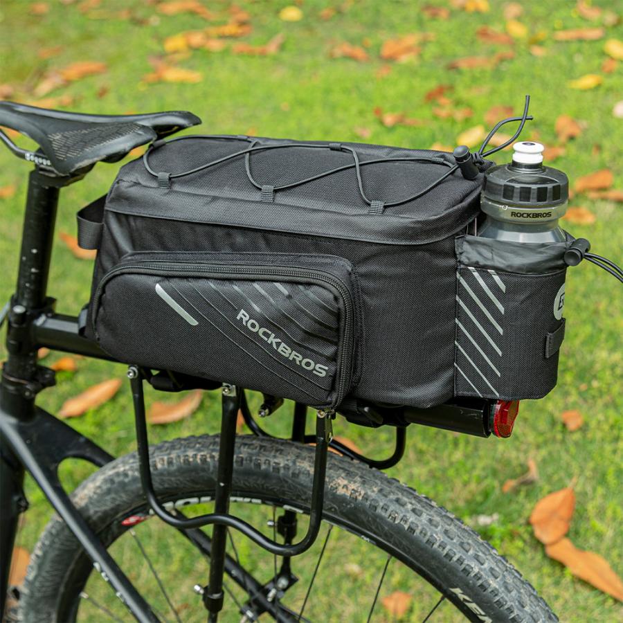 ROCKBROS - ROCKBROS リアバッグとリアキャリア ROCKBROS 自転車 リアキャリア バッグ リアバッグ 撥水 ハード