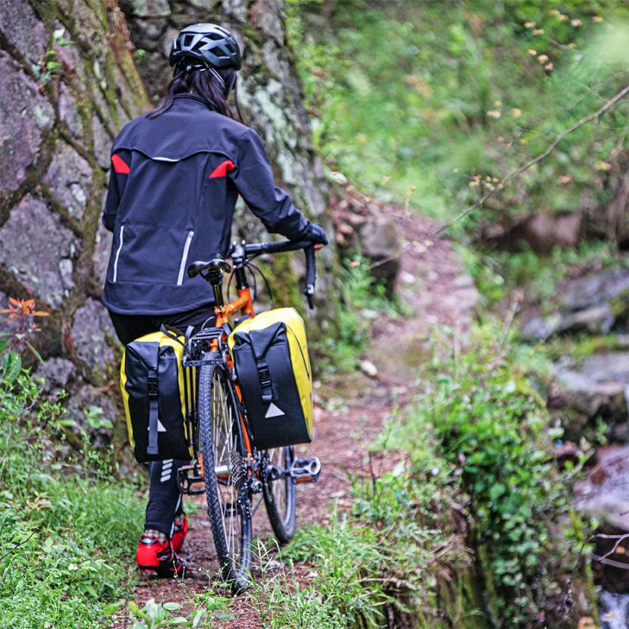 ROCKBROS リアバッグ キャリアバッグ 自転車 パニアバッグ