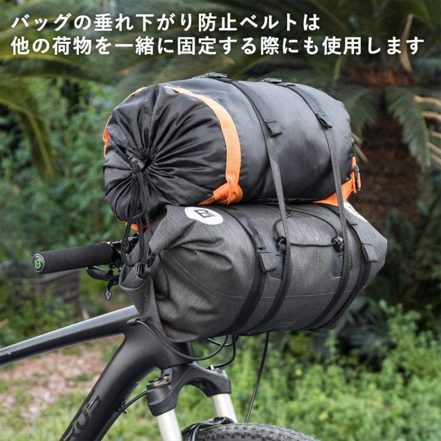 自転車 バッグ フロント ハンドル 大容量 防水 サイズが変えれる 14L-15L ロックブロス｜rockbros｜12