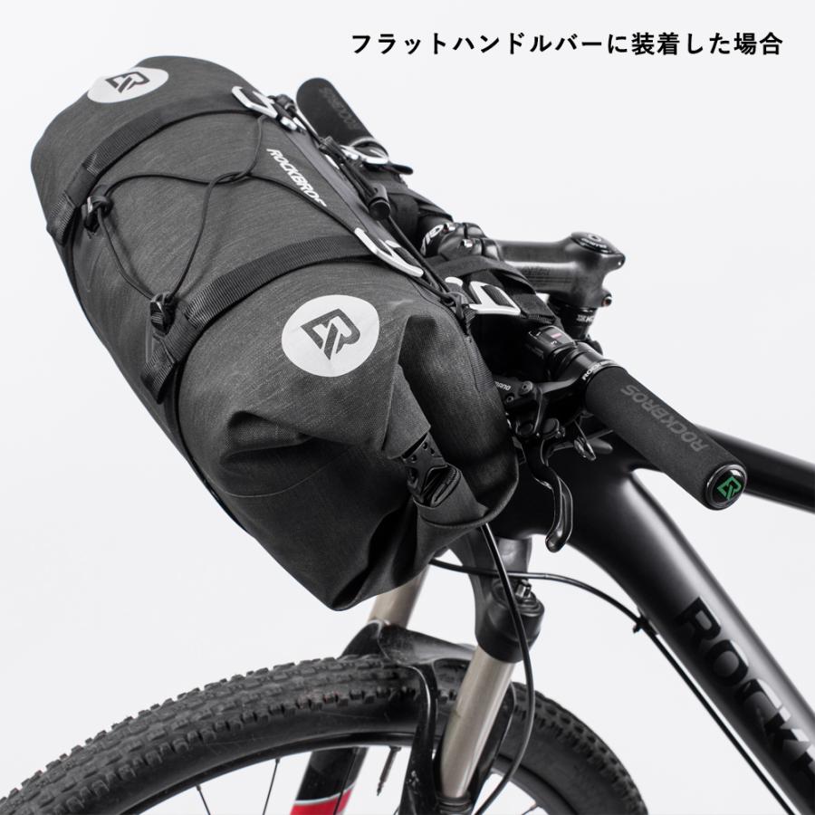 ROCKBROS 自転車 フロントバッグ ハンドルバッグ 大容量 14L-15L