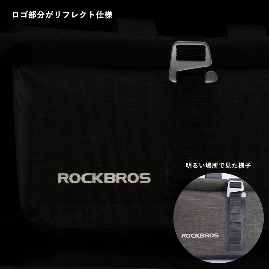 自転車 フロントバッグ ハンドルバッグ 防水 5-6L シンプル ロックブロス | ROCKBROS | 08