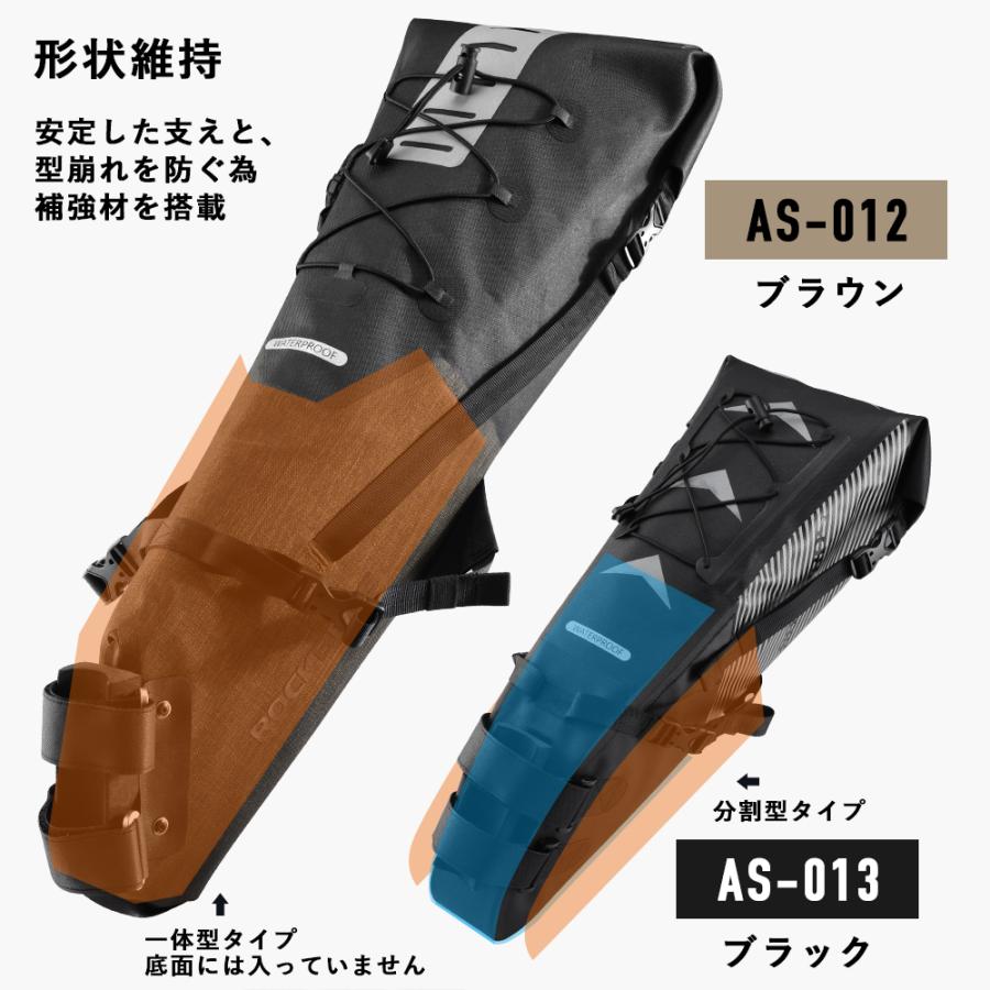 ROCKBROS サドルバッグ 自転車 大容量 防水 ロードバイク ROCKBROS サドルバッグ 自転車 大容量 防水 ロードバイク