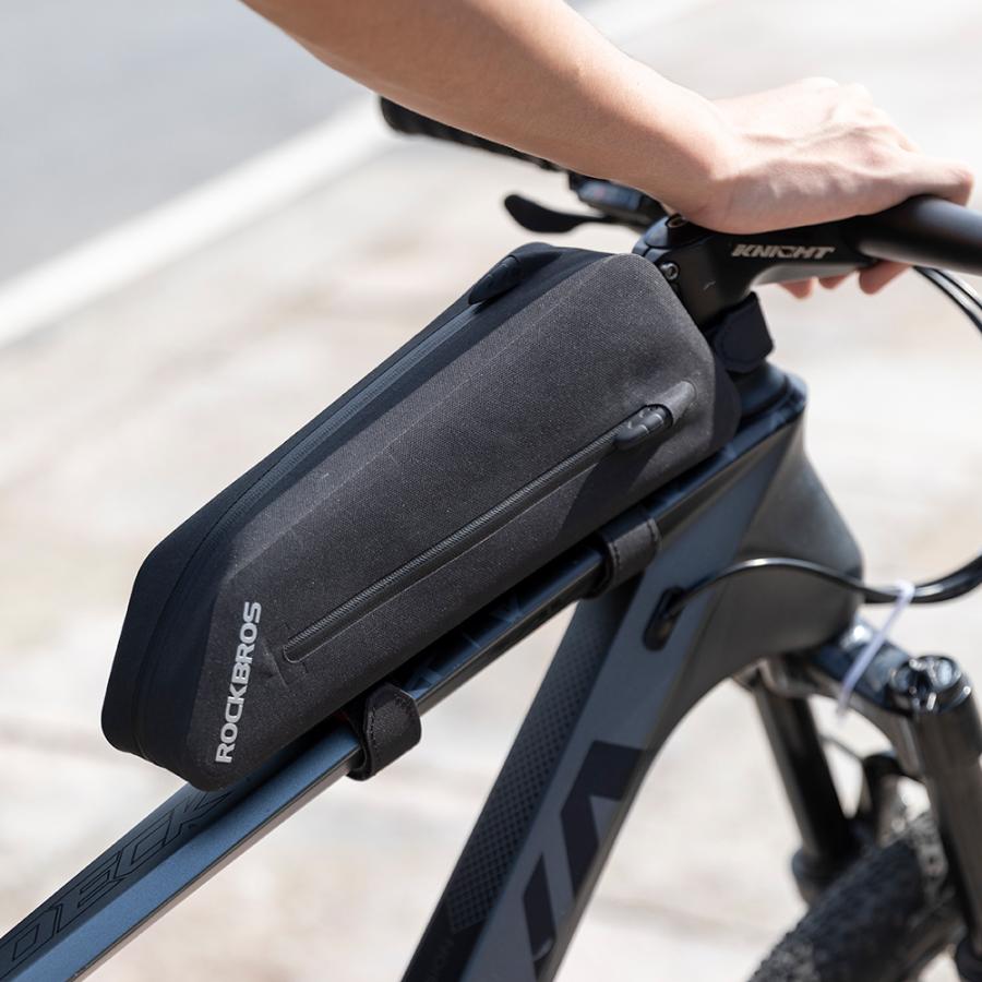 新品 ROCKBROS フレームバッグ 自転車 防水 ホワイト 多機能収納バッグ Amazon | ROCKBROS(ロックブロス)フレームバッグ 自転車 バッグ