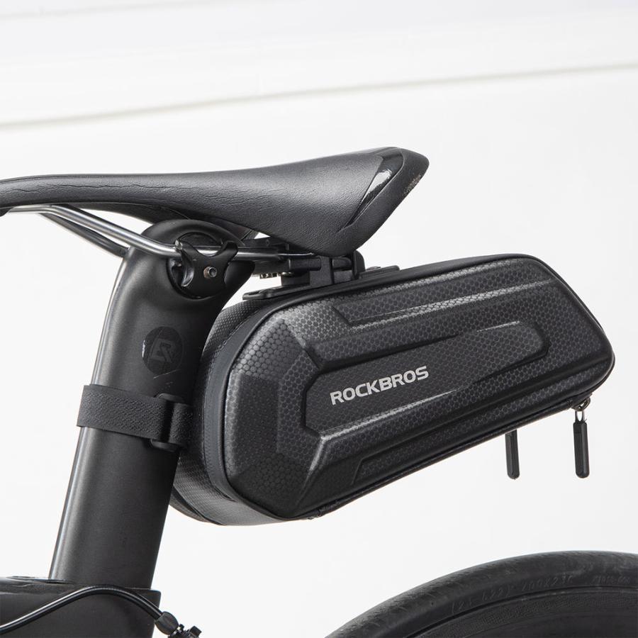 ROCKBROS サドルバッグ 自転車 防水 タフ カーボン調 ハード ROCKBROS サドルバッグ 自転車 防水 タフ カーボン調 ハード