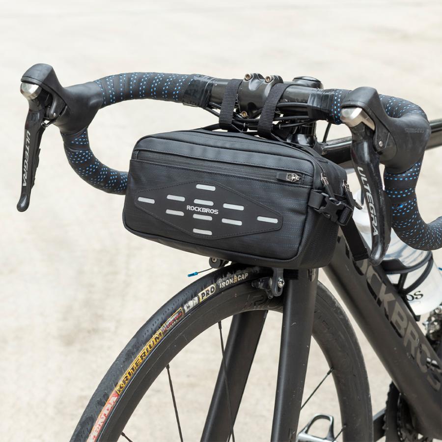 ROCKBROS 自転車 フロントバッグ ハンドルバッグ サドルバッグ