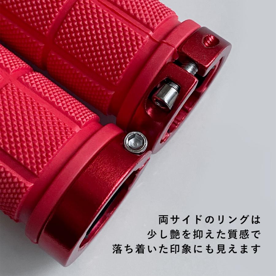 ROCKBROS 自転車 グリップ 丸 ハンドル ラバー 交換 握りやすい 滑り