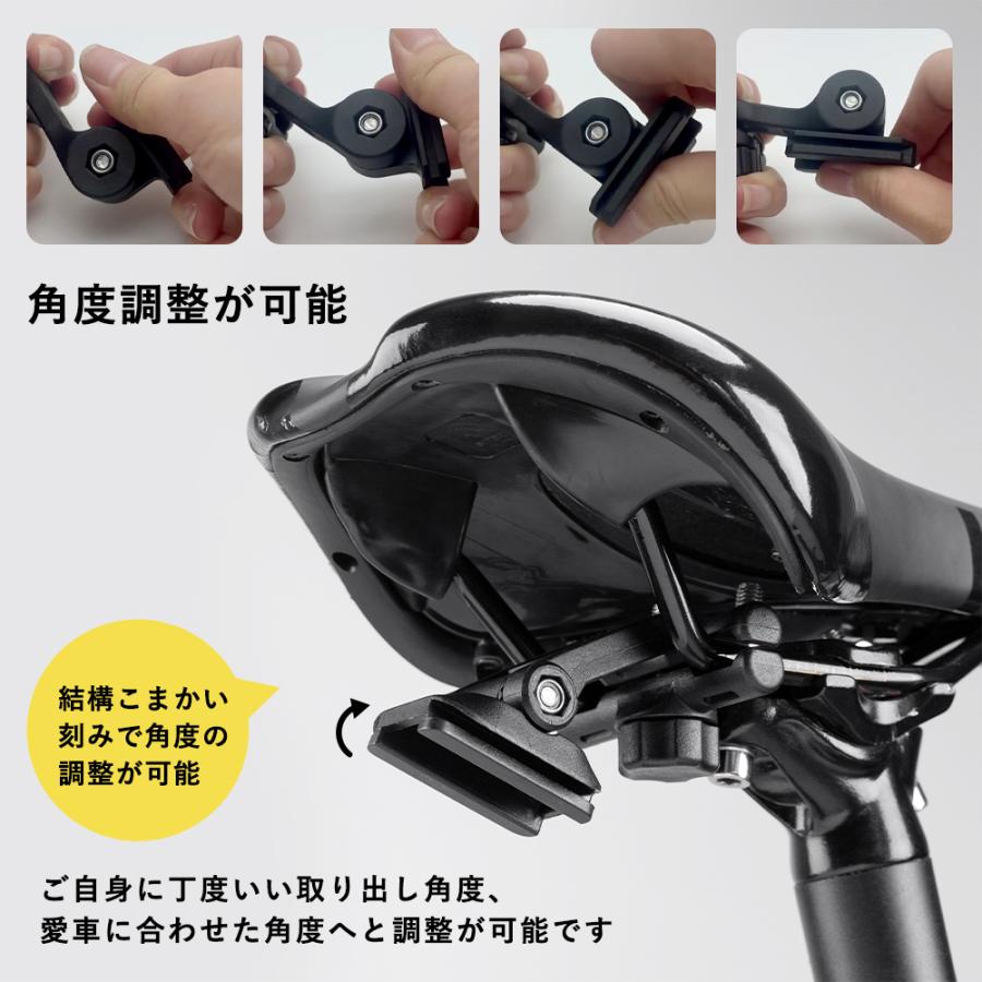 ROCKBROS サドルバッグ 自転車 角度調整可能 ダブルサイド 両側
