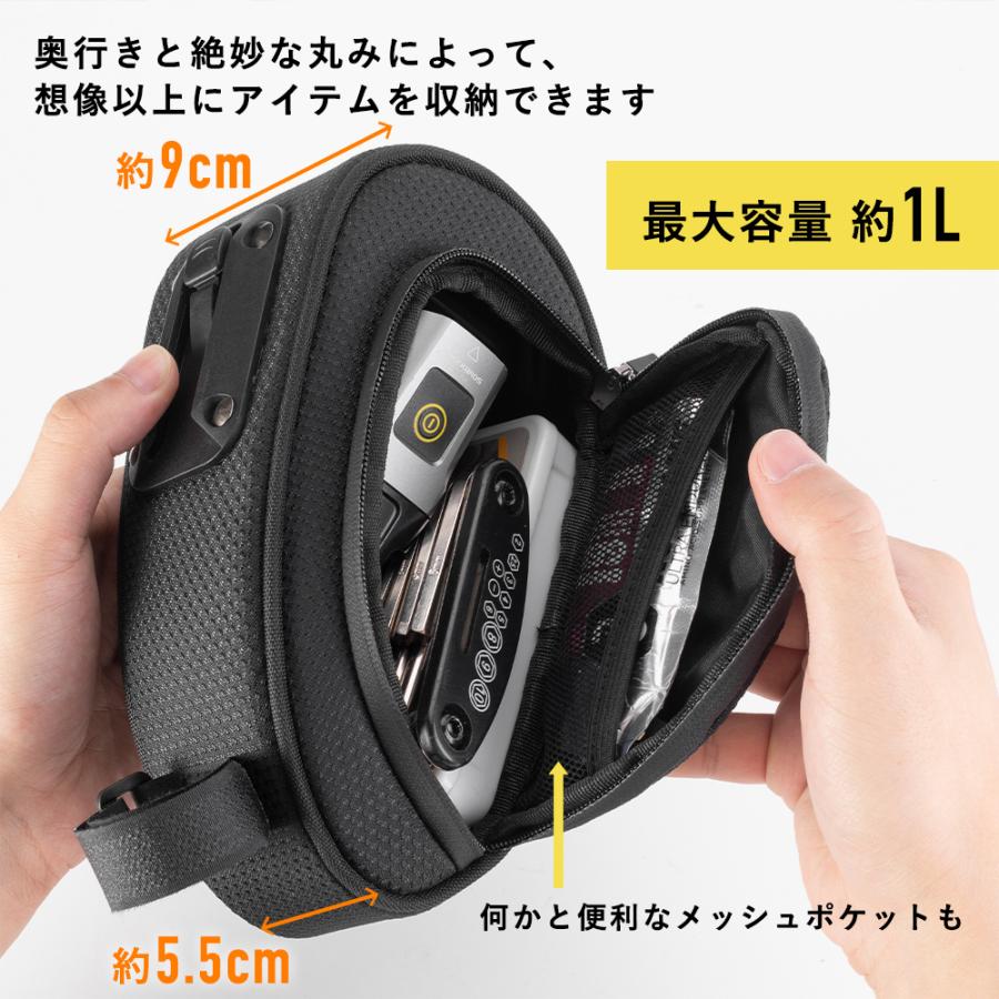 ROCKBROS サドルバッグ 自転車 角度調整可能 ダブルサイド 両側