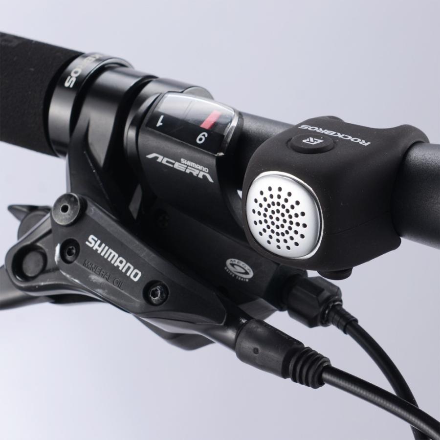 ROCKBROS 自転車 現場 工場 ベル 電子 ホーン ブザー 警音器 90db 軽量