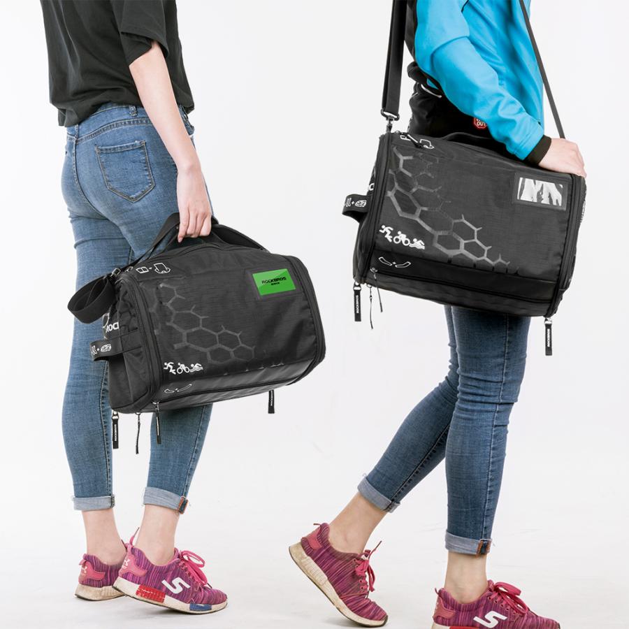 ROCKBROS スポーツバッグ ボストンバッグ トライアスロン ジム 部活