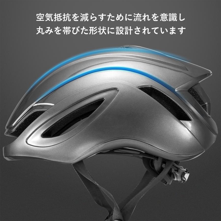 ROCKBROS ヘルメット 自転車 M L 2サイズ 55-61cm エアロ設計 サイズ