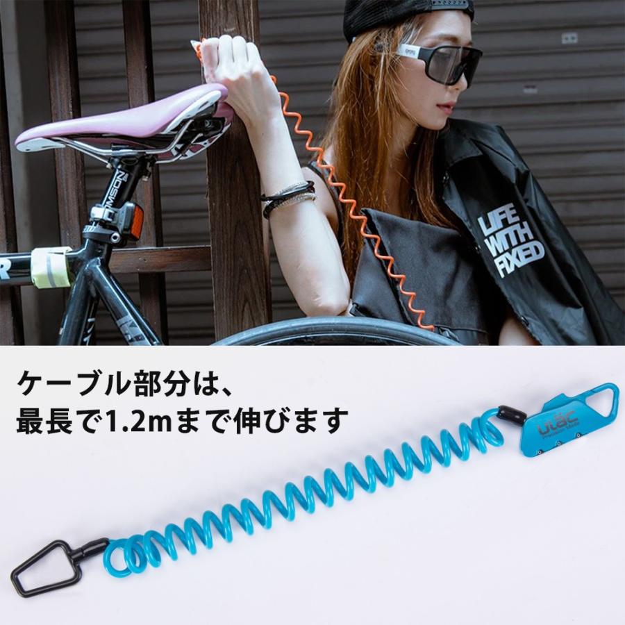 自転車 鍵 ワイヤーロック ダイヤルロック カラビナ 伸びる 1cm Df K2s Rockbros 通販 Yahoo ショッピング