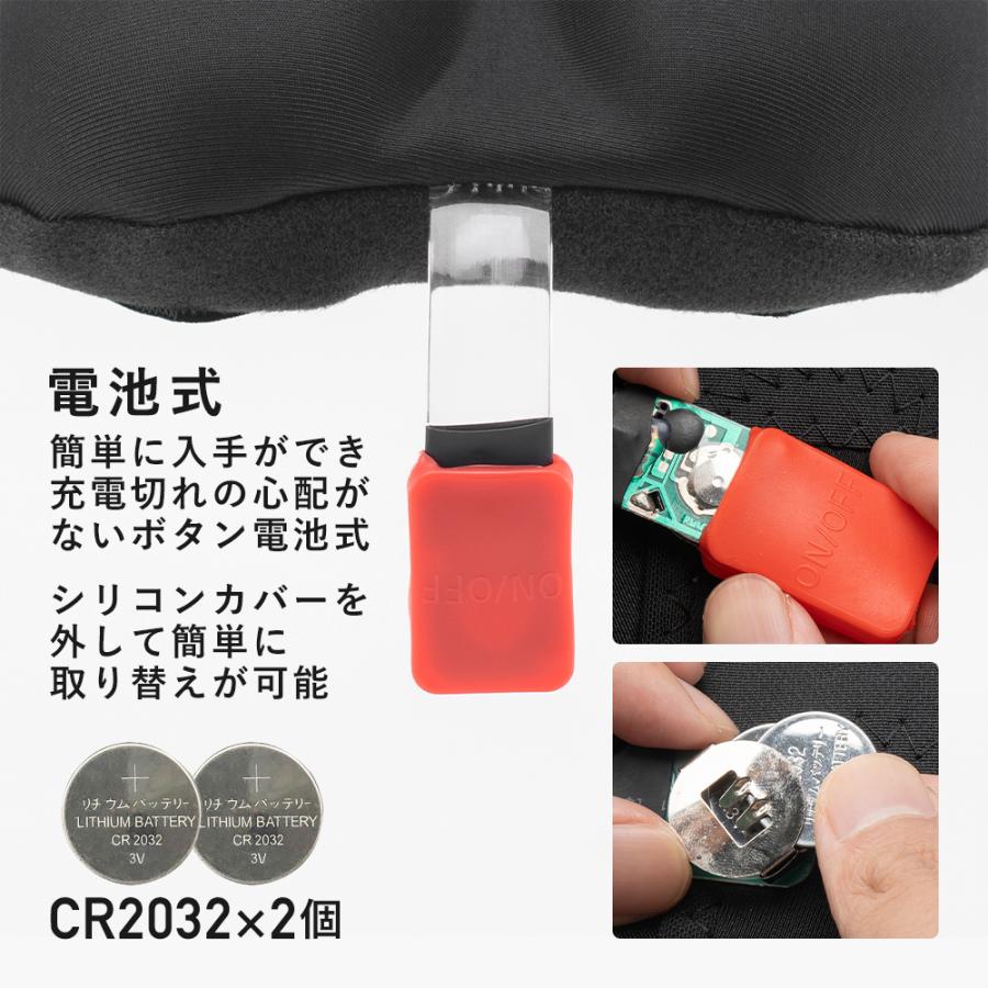 ROCKBROS サドルカバー サドル 自転車 テールライト付 痛くない 衝撃