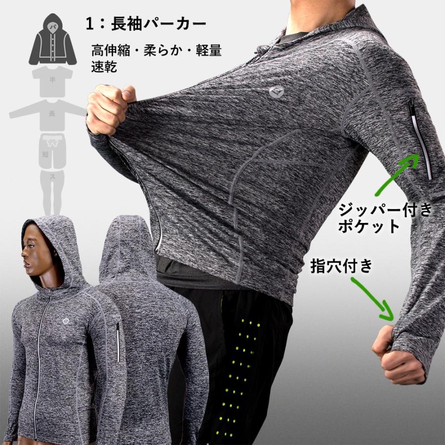 コンプレッションウェア トレーニングウエア スポーツウェア ランニングウェア ウォーキング ジム 高伸縮 速乾 上下5点セット ROCKBROS ロックブロス コンプレッションウェア トレーニングウエア スポーツウェア