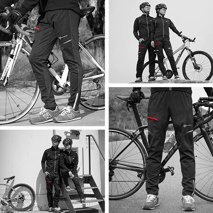 ROCKBROS サイクルジャージ 長袖 上下 セットアップ 防寒 自転車