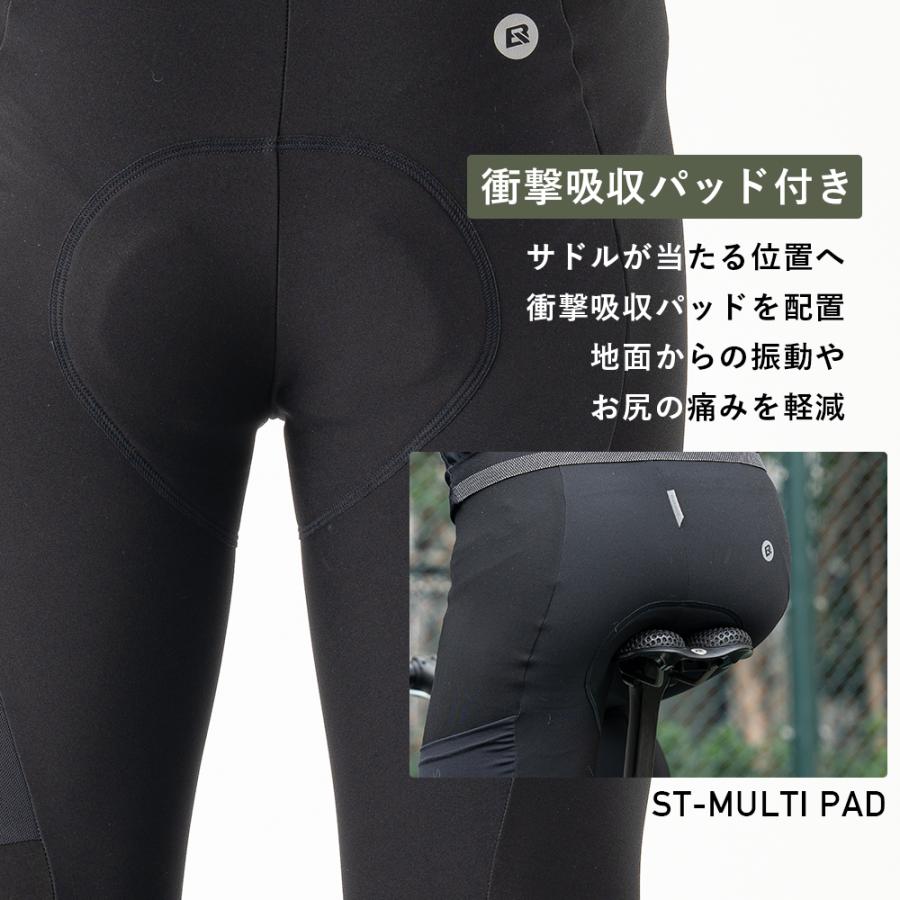 ROCKBROS サイクリング パンツ レーサー レーパン 衝撃吸収 パッド付き