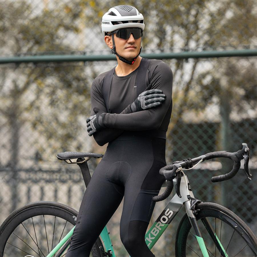 ビブショーツ メンズ 裏起毛 レディース ロードバイク サイクルパンツ