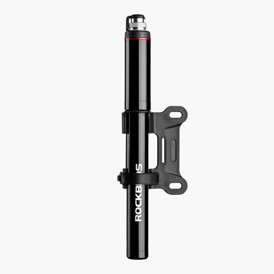 ROCKBROS 空気入れ 自転車 携帯 圧力ゲージ付き 150psi 仏式 米式