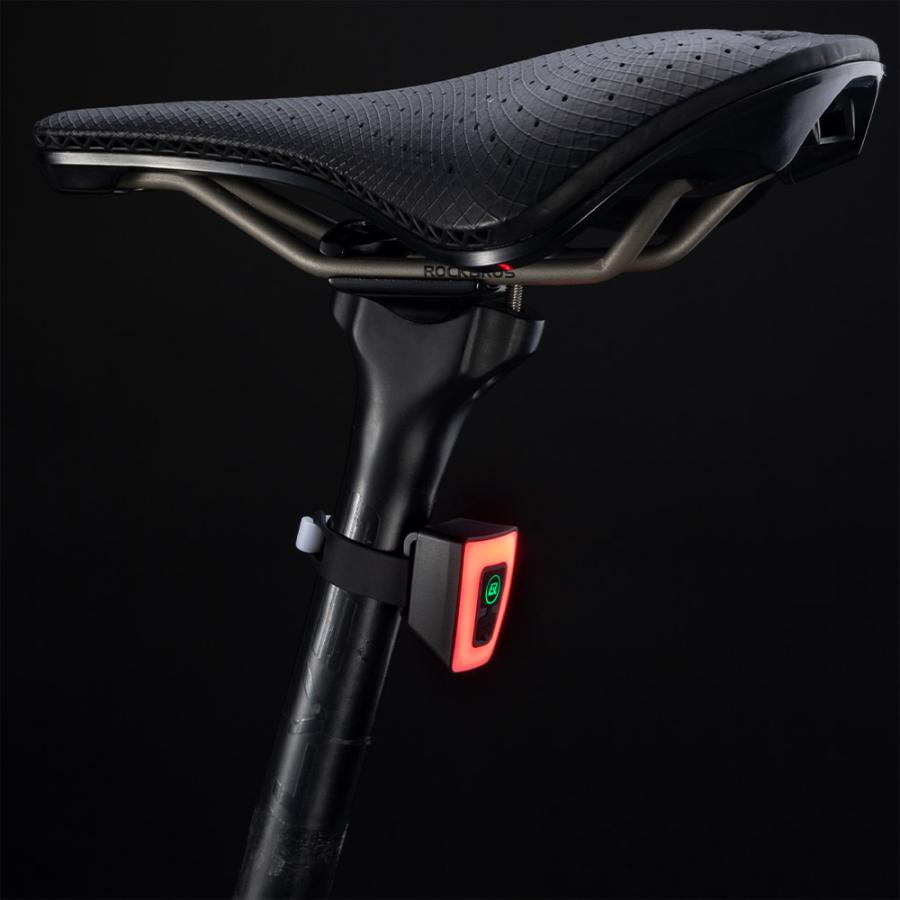 ROCKBROS 自転車 テールライト ヘルメット取り付け 3way シートポスト