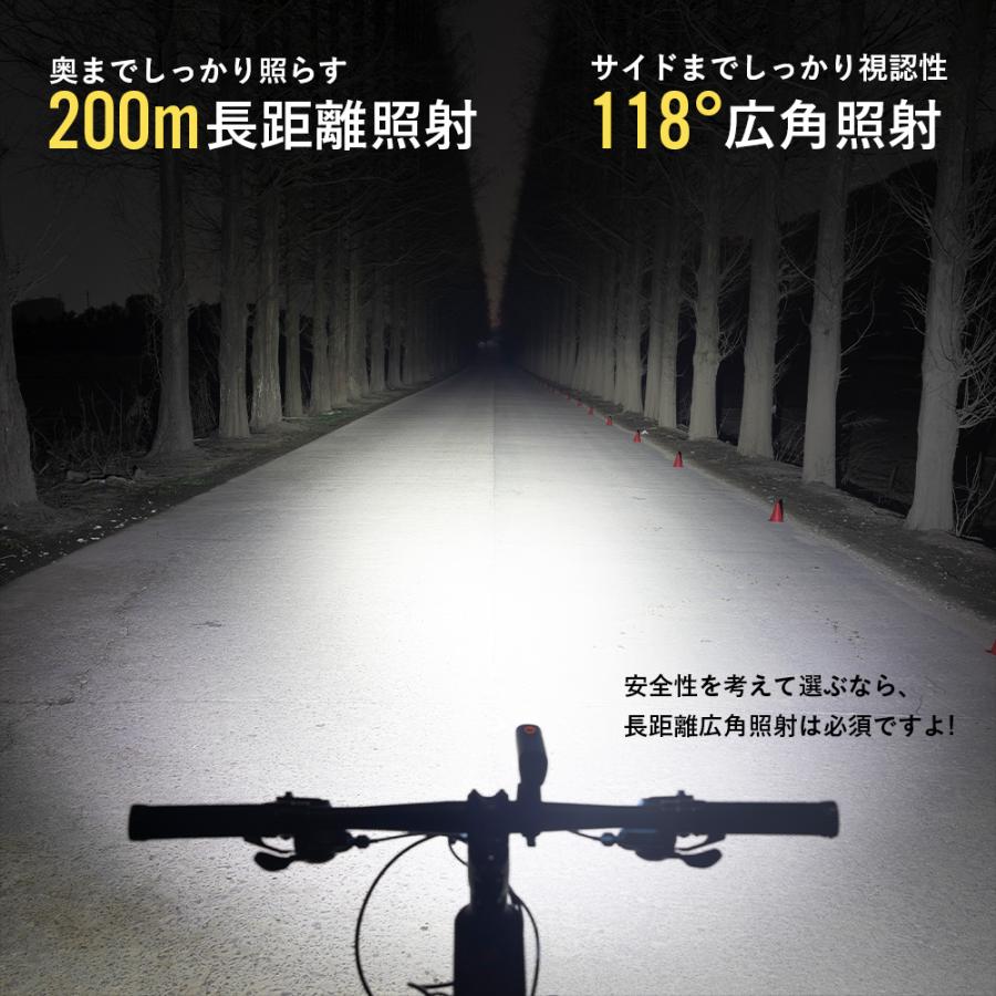 ROCKBROS 自転車 ライト 充電式 USB 後付け 1000ルーメン オート 自動