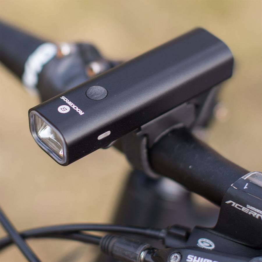 ROCKBROS 自転車 ライト 充電式 USB 後付け 400ルーメン 防水 CE