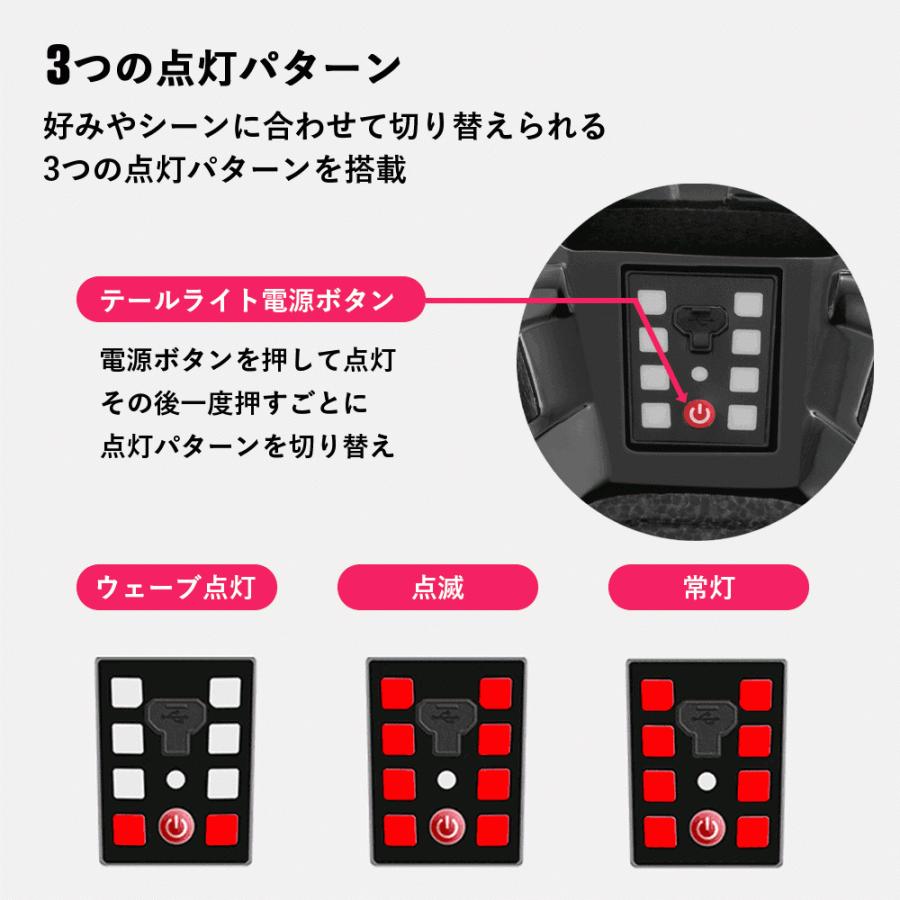 自転車とヘルメット・ライト・カゴ付き ROCKBROS 自転車 ヘルメット テールライト付き USB充電 3点灯