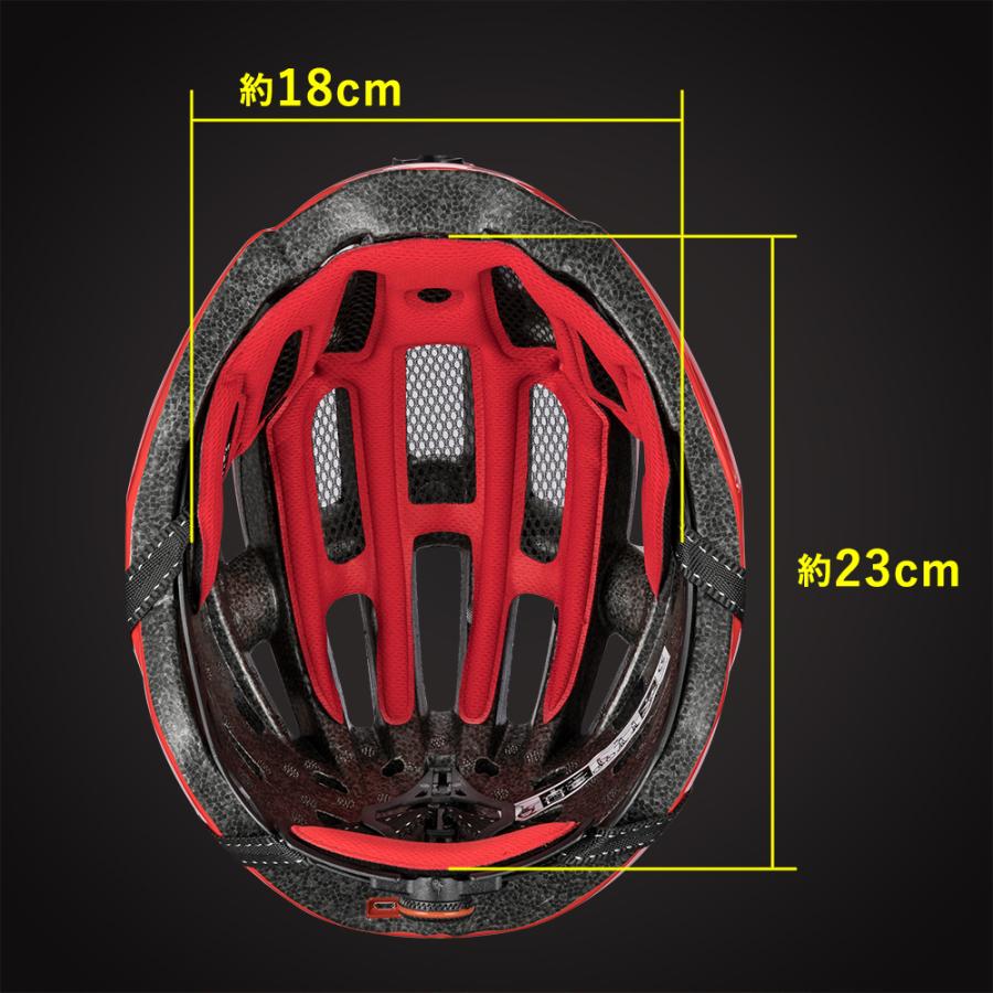 上宮高校　ヘルメット ROCKBROS 自転車 ヘルメット 男性 女性用 LEDライト付き 通勤