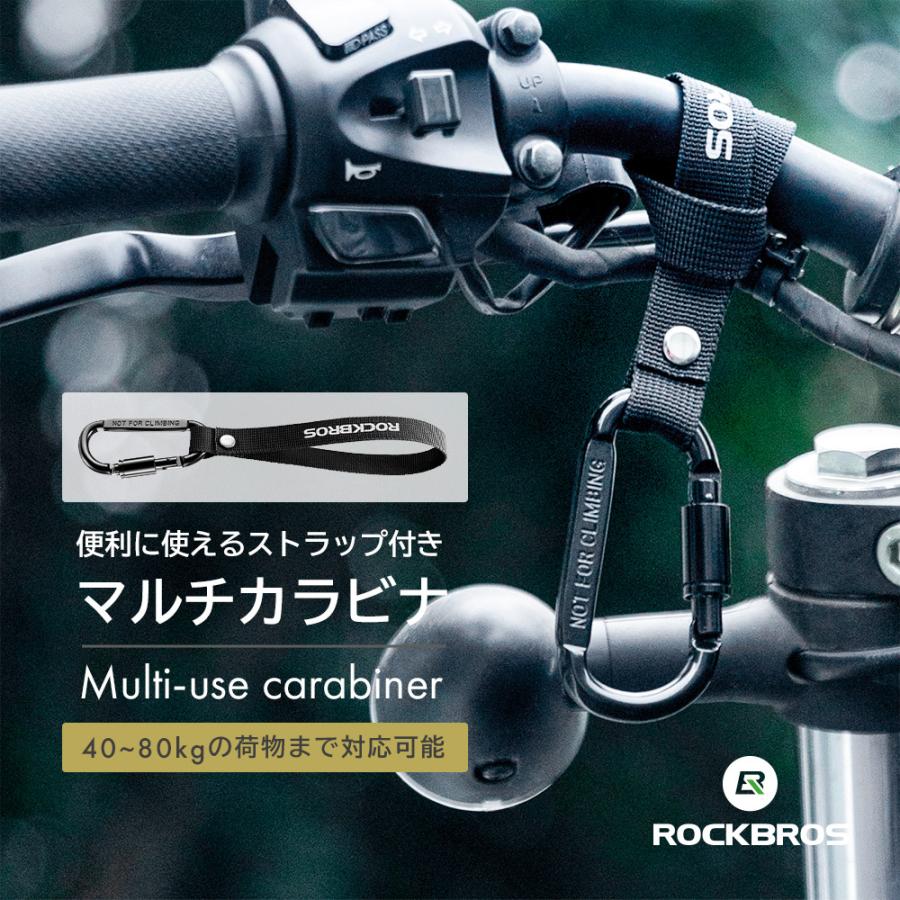 カラビナ マルチカラビナ D型 耐荷重最大80kg ステンレススチール