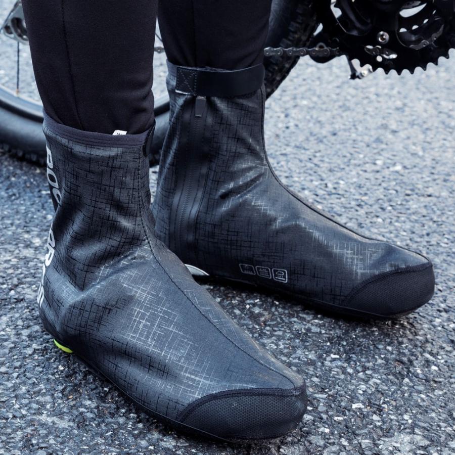 ROCKBROS シューズカバー 自転車 防水 雨 秋冬 防風 防寒 メンズ