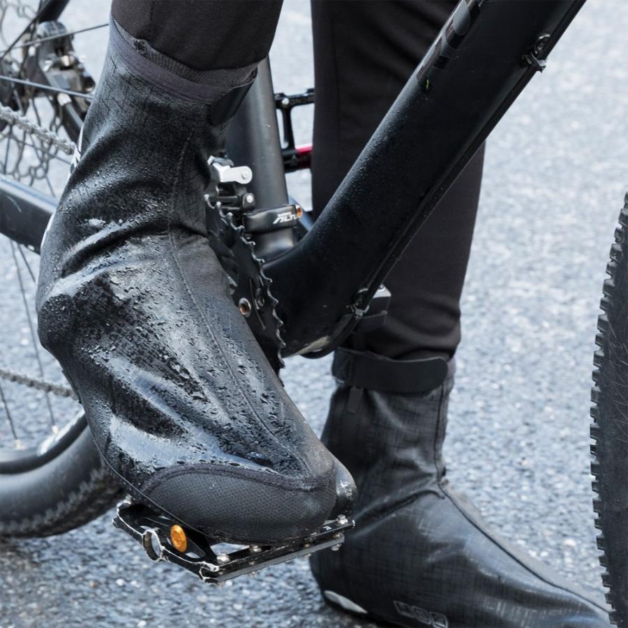 ROCKBROS シューズカバー 自転車 防水 雨 秋冬 防風 防寒 メンズ