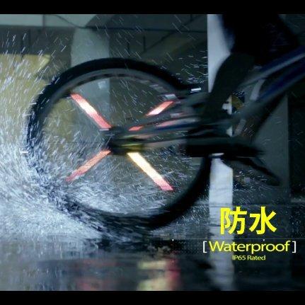 ROCKBROS 自転車 ホイールライト Balight LED APP搭載 防水 耐震 盗難